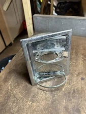 VTG Bathroom Hidden Recessed Spinning Soap Toothbrush Holder Brass Hall Mack USA