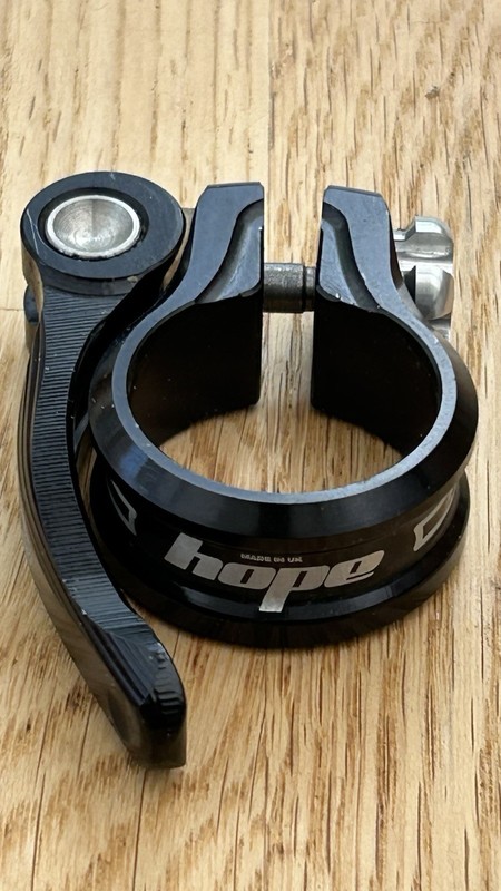 Hope Seat Clamp Black - Quick Release 30.0mm internal Diameter