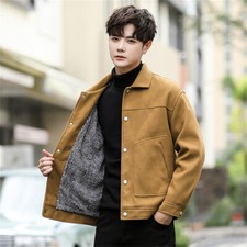 Men's Warm Jacket Cargo Jacket Outdoor Warm Plain Fashion Streetwear