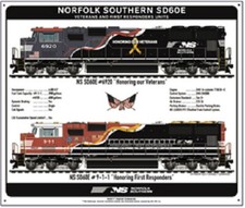 NORFOLK SOUTHERN RAILROAD  METAL RAILROAD / TRAIN SIGN( 10" x 12" ) - BRAND NEW!