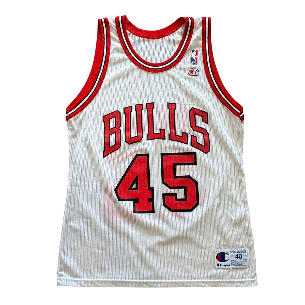 Champion BULLS JORDAN 45 ジャージ サイズ40 Vintage Michael Jordan #45 Chicago Bulls Champion Jersey