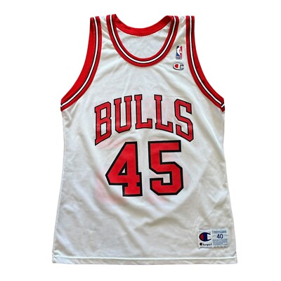 Champion BULLS JORDAN 45 ジャージ サイズ40 Michael Jordan #45 Chicago Bulls Champion Jersey -40- | eBay