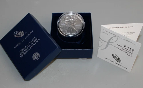 2018-W American Silver Eagle — photo from another recent sale