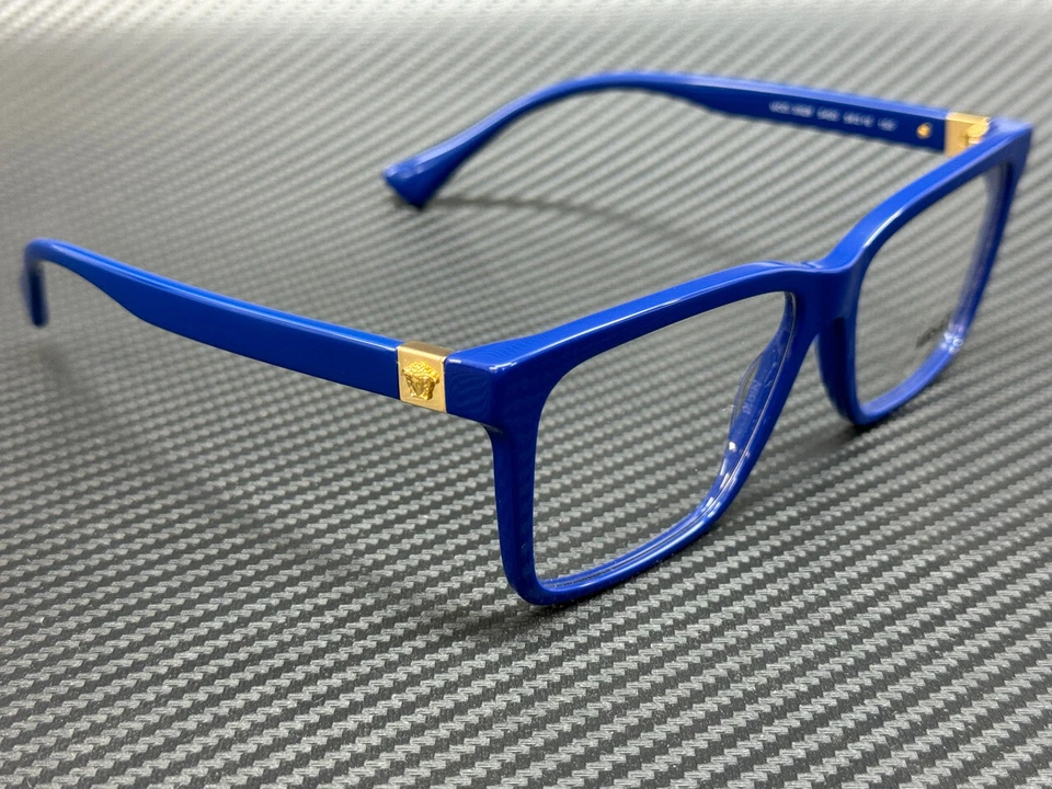 Anteojos Versace VE3328 5450 azul oscuro para hombre 58 mm Foto 3 de 4