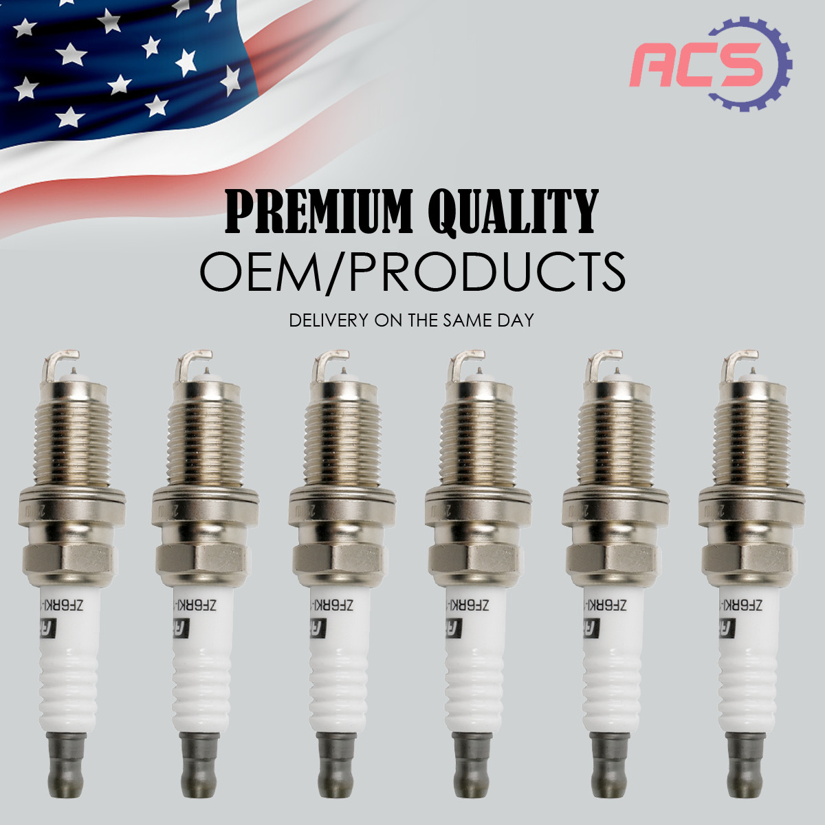 6X OEM Quality Iridium Spark Plugs Fits For Accord Civic CRV Acura IZFR6K11 6994