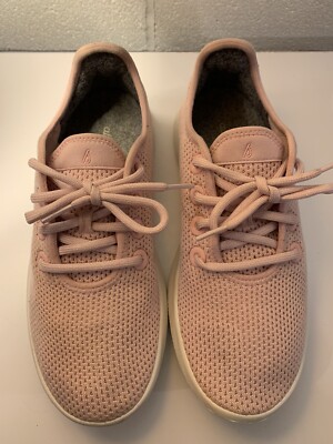 Allbirds Tree Runners Women s Sneakers (Light Pink/White) - Size 8