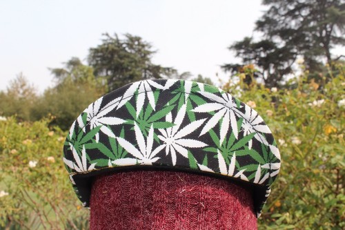 CYCLING CAP CANNABIS HANDMADE IN USA S M L - Picture 9 of 10
