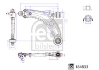 Febi Querlenker Vorne Links Unten FüR DS 7 Citroen C4 Grand Picasso II
