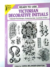 Dover Clip Art Books -Victorian Decorative Initials