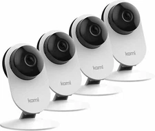 Kami by YI 4pcs Security Home IP Camera 1080p WiFi Wireless Indoor Surveillance