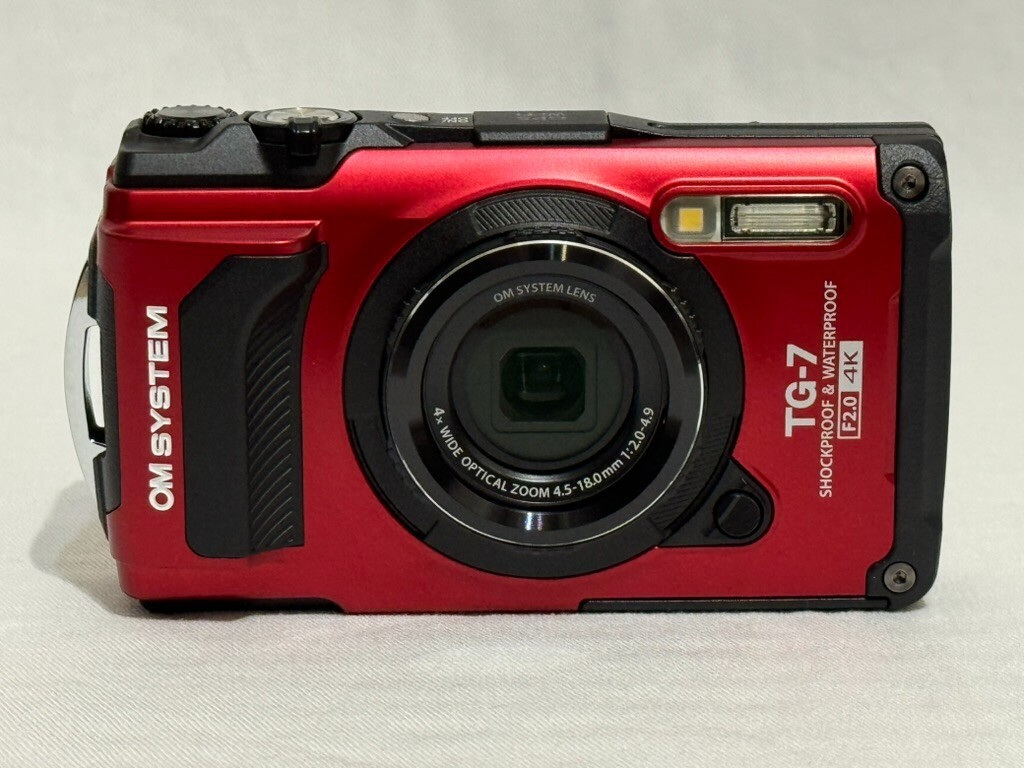 OM SYSTEM Tough TG-7 Digital Camera Red | eBay