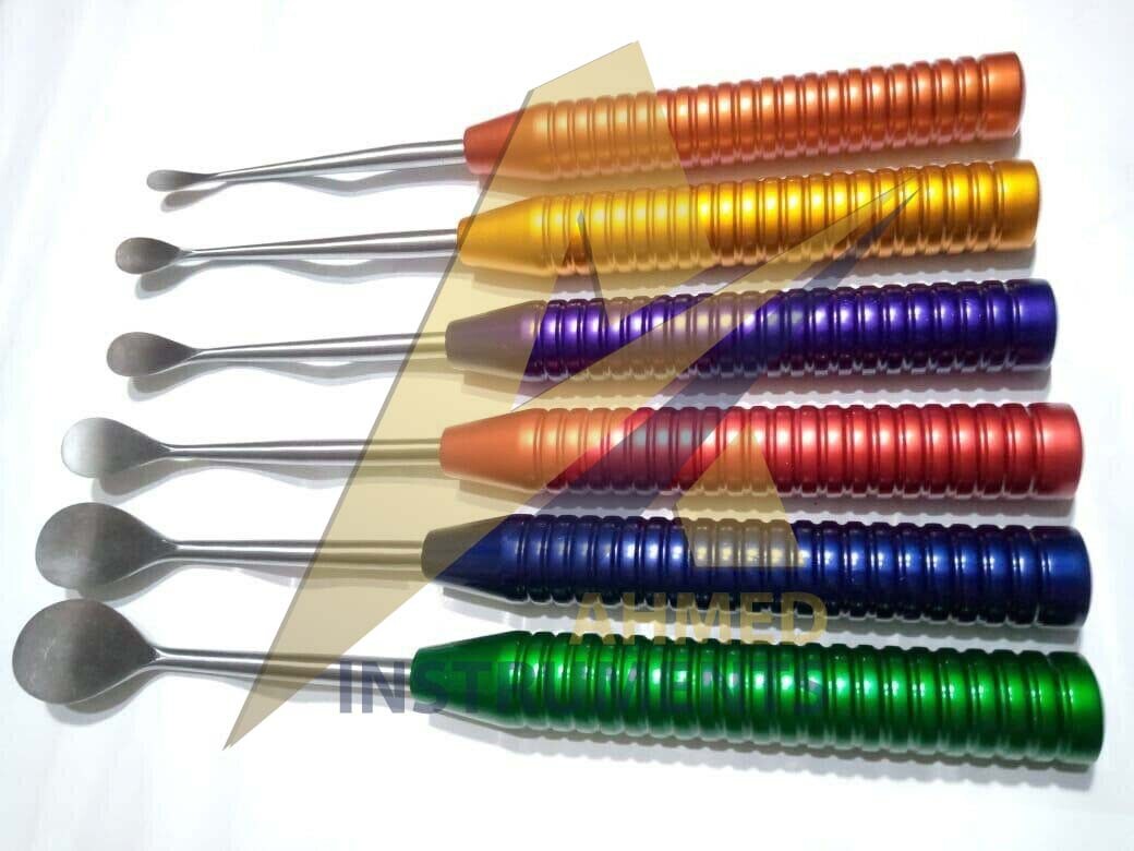 Set D’élévateurs Cobb 6 Pièces – Instruments Chirurgicaux Orthopédiques Pour Colonne Vertébrale