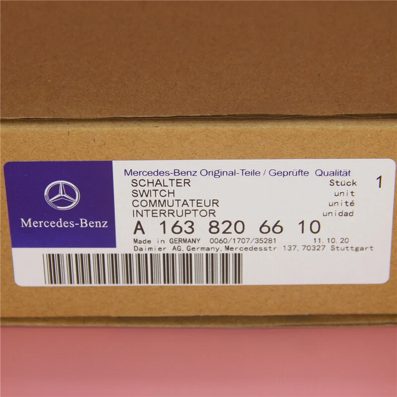 Front Left Master Power Window Door Switch for 98-2003 Mercedes Benz ML320 ML430 - Image 2 of 4