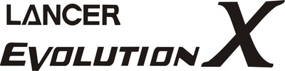 2x Aufkleber Mitsubishi Lancer Evo, EVOLUTION X
