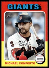 2024 Topps Heritage #376 Michael Conforto San Francisco Giants