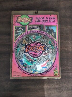 BRAND NEW VINTAGE 1989 BALZAC BALL SEALED MILTON BRADLEY BALLON MAGIC ACTION