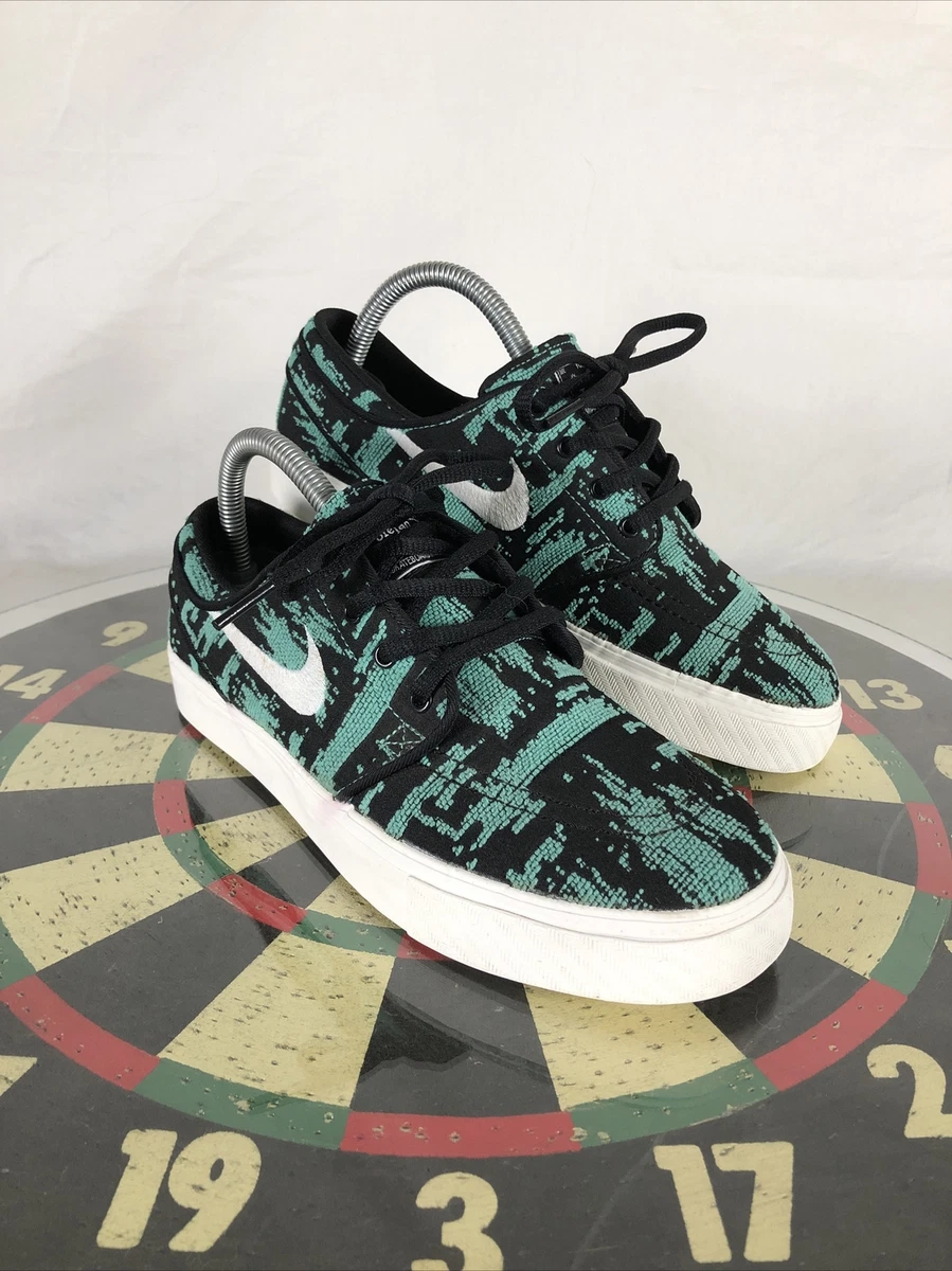 stropdas Kalmerend Met pensioen gaan Nike SB Stefan Janoski Tiffany Blue Woven Canvas Skate Shoes Sneakers Youth  6Y | eBay