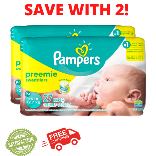 pampers swaddlers preemie diapers 27 ct pack