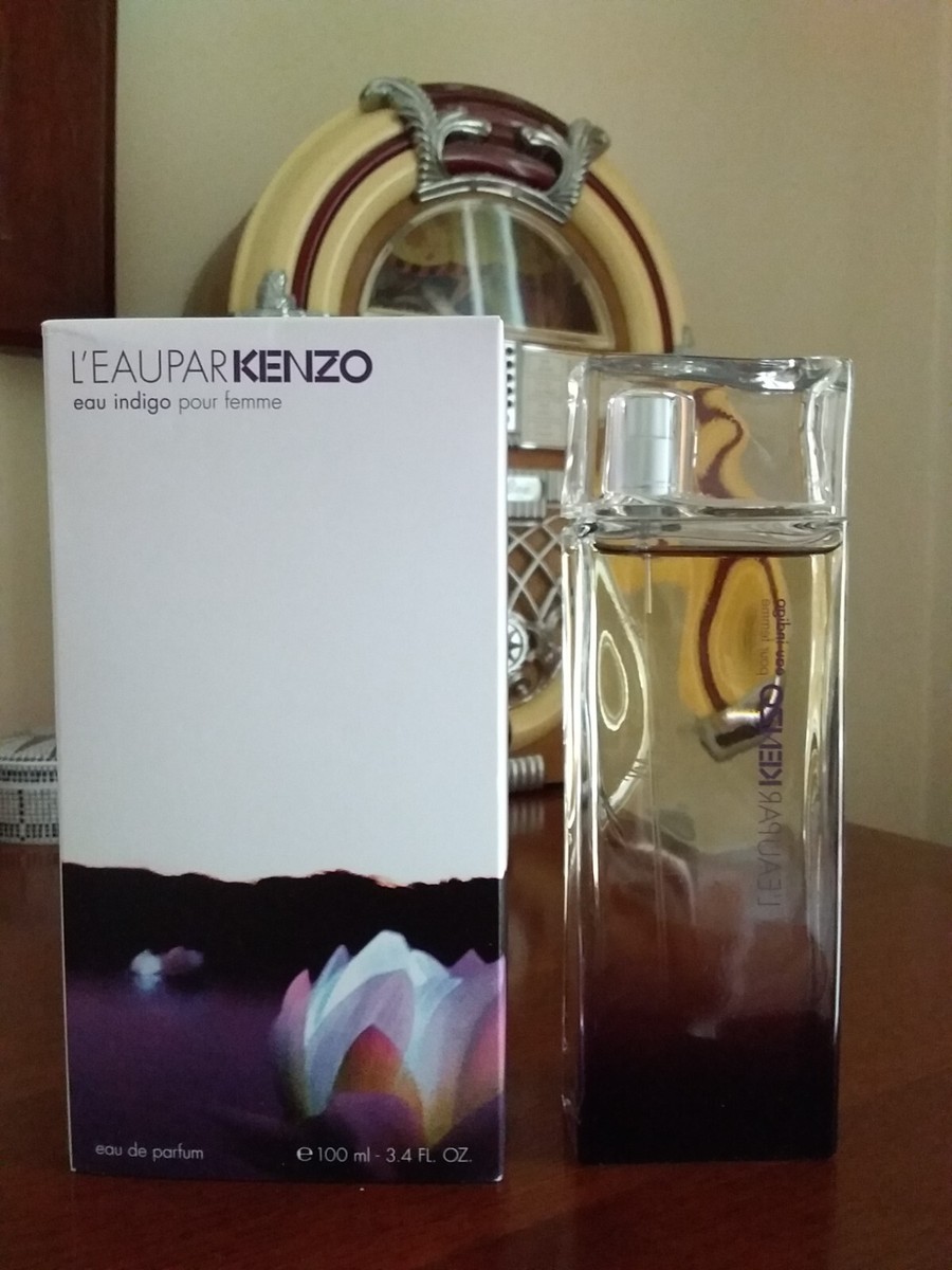 VERY RARE New 100 ml L'EAU PAR KENZO INDIGO Eau De
