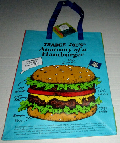 Trader Joes GREETINGS FROM CONNECTICUT~ 100% Polypropylene Reusable Bag - Picture 2 of 2
