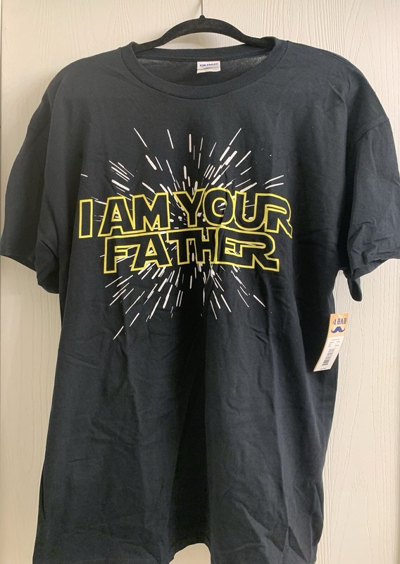 New Star Wars Darth Vader  I Am Your Father  T Shirt, Black , Men’s Large 42-44