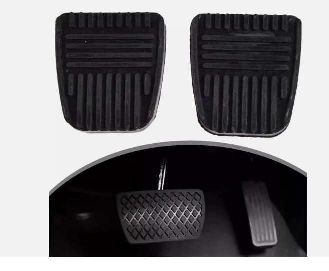 Toyota Clutch Brake Pedal Pad Set of 2 Genuine OEM 31321-14020