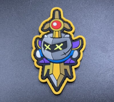Castle x Grayscale Smashed Brothers Gear Impaled Meta Knight EDC PVC Pouch Patch