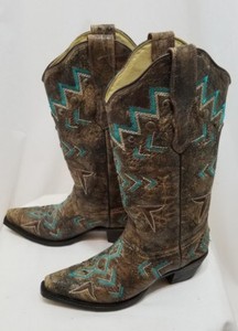 teal corral boots