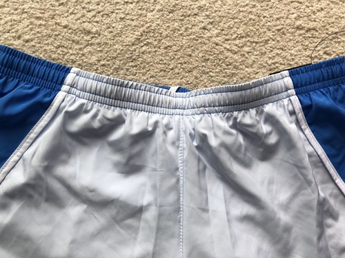 NIKE Dri Fit Girls Size XL TEMPO Running Athletic Shorts Lined Blue Gray New NWT - Picture 5 of 9