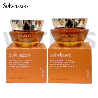 Sulwhasoo Concentrated Ginseng Rejuvenating Cream 30ml 50ml 자음 Sulwhasoo Concentrated Ginseng Rejuvenating Cream 30ml 50ml 자음