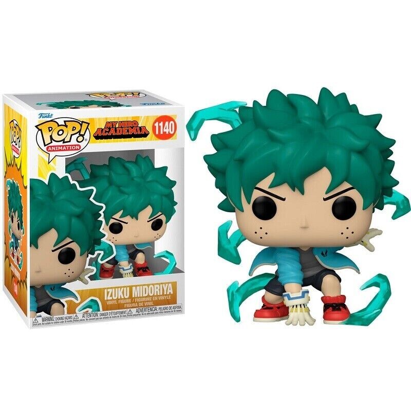 MY HERO ACADEMIA IZUKU MIDORIYA WITH GLOVES 3.75"" POP VINYL FIGURE FUNKO 1140