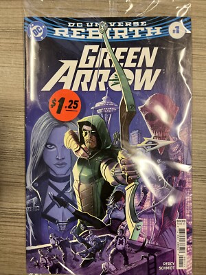 Green Arrow Universe Rebirth  #1 DC Comic From Dollar Tree. NEW Polybag.
