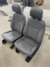 Ford F250 F350 Superduty Blem Front Seats New Oem Grey Gray Vinyl Leather Set