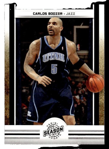 Signed Basketball Card Auto Carlos Boozer 2009-10 Bowman 48 #76 