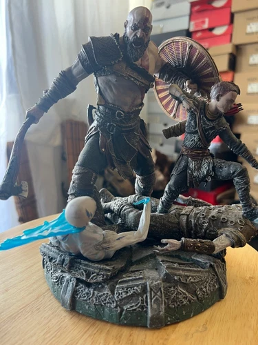 God of War Stone Mason's Collector's Edition (Statue Only) Kratos and Atreus PS4