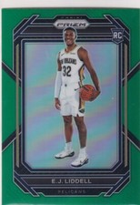 2022-23 PRIZMS GREEN RC E.J. LIDDELL NEW ORLEANS PELICANS PRIZM ROOKIE GE-1415