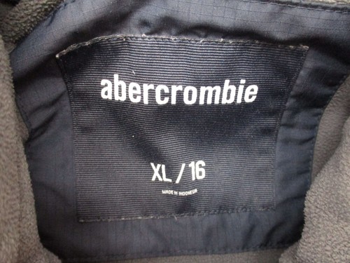Abercrombie Size XL Boys Blue Full Zip Stand Collar Pocket Insulated Jacket 544 - Picture 9 of 12