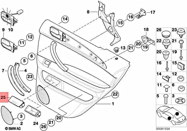 2000-2006 BMW X5 E53 Rear Door Ashtray OEM Part for sale online | eBay