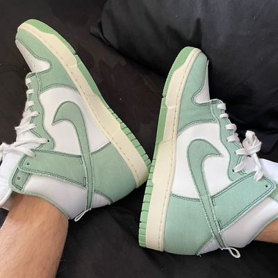 Nike Dunk High 1985 Green Denim 2022 DV1143-300 | eBay
