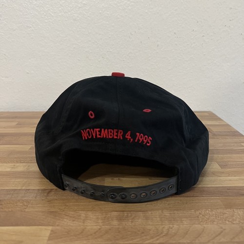 Vintage Riddick Bowe VS Evander Holyfield 3 1995 Boxing Match Adjustable Snap - Picture 3 of 6