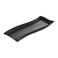 Plato de aperitivo Ambition Salsa Sushi 30x10cm negro