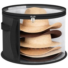 Extra Large Clear Hat Organizer for Travel and Wardrobe,Oversized Clear Hat S...