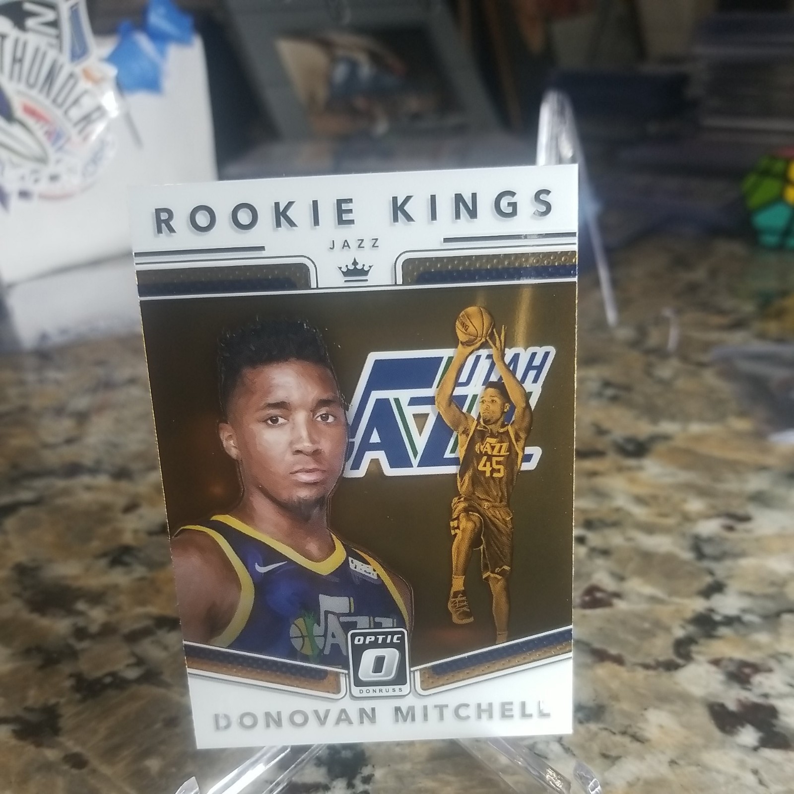 2017-18 Panini Donruss Optic Rookie Kings Donovan Mitchell #13 Cleveland Cavs!