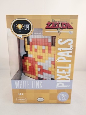 PDP Pixel Pals Nintendo White Link 8-Bit Zelda Collectible Lighted Figure #25 
