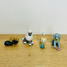 Puppy In My Pocket Toy Figure Bundle x 4 Vintage MEG