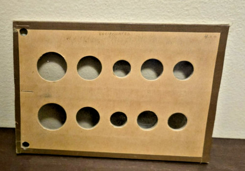 Meghrig Coin Board No. 1461 - Empty - U.S. Proof Set