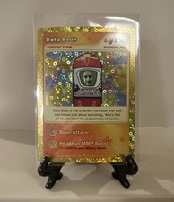 Mighty Beanz Moon Quest Data Bean Card 9 SUPREME PRO RARE Genio cards