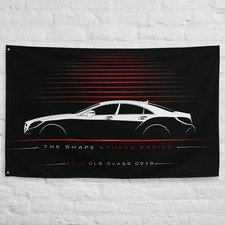 CLS-Class C218 2010 Car Silhouette Flag 3x5 ft Garage Banner Man Cave Wall Decor