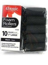 Annie Foam Rollers 10pcs - 1in Dia