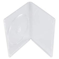 14mm Standard DVD Case with Outter Sleeve, 25 PCs, Single Clear Sleeve